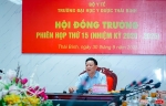 PGS.TS Nguyễn Quốc Tiến - Chủ tịch Hội đồng trường chủ trì phiên họp