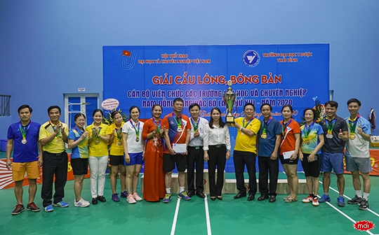 Giải cầu lông, bóng bàn CBVC khu vực Nam Đồng bằng Bắc bộ lần thứ XIII - năm 2020
