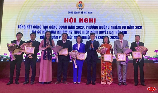 Công đoàn Y tế Việt Nam tổ chức Hội nghị tổng kết công tác Công đoàn năm 2020